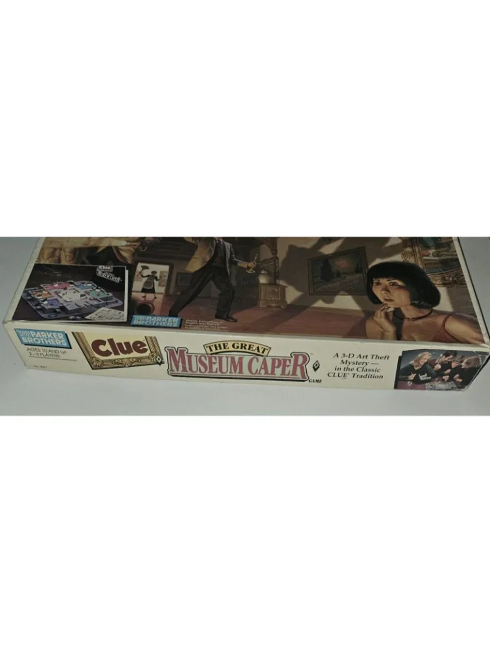 VTG Clue Great Museum Caper 3D Art Theft Mystery Board Game READ
